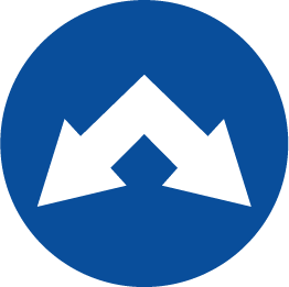 90 Cm Round Signs 005 pass left or right