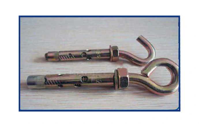 Shield Anchor with Eye & Open Hook for suspension applications